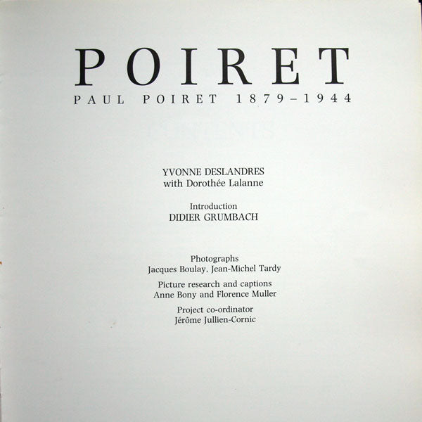 Poiret - édition américaine (1986)