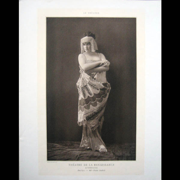 Le Théâtre (1er mai 1914), Aphrodite, costume de Paul Poiret