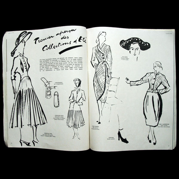 Vogue France (mars-avril 1947), les débuts de Christian Dior
