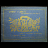 Carnet d'artiste, les Soieries au XVIIIème siècle, catalogue des magasins Pygmalion (1910)