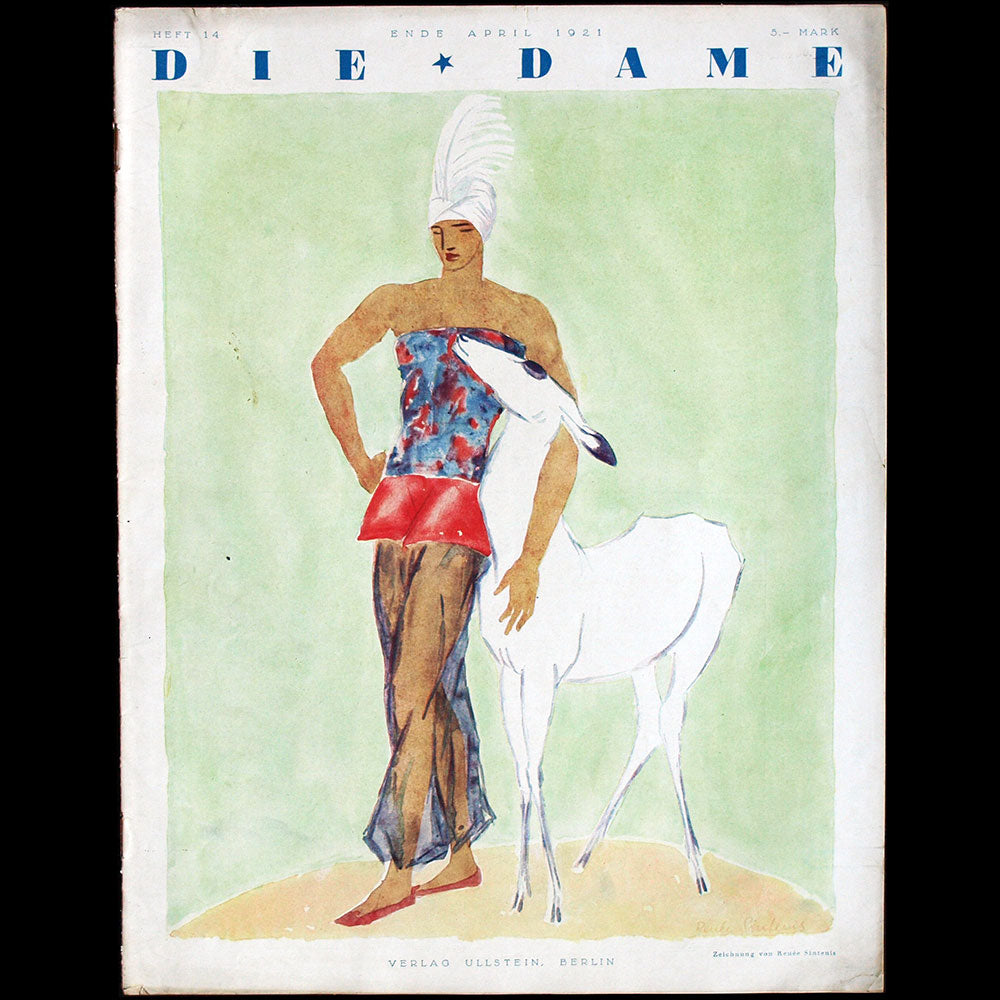 Die Dame, avril 1921, couverture de Renée Sintenis