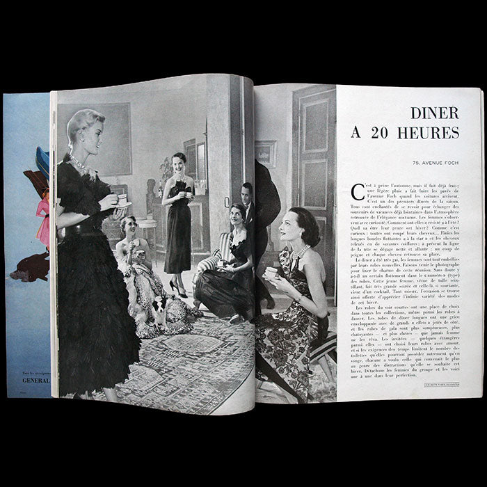 Réalités, juin 1949 - La robe Junon de Christian Dior