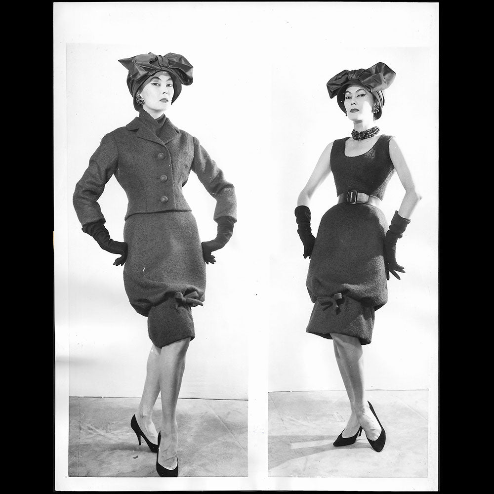 Christian Dior - Deux ensembles par Yves Saint-Laurent (1959)