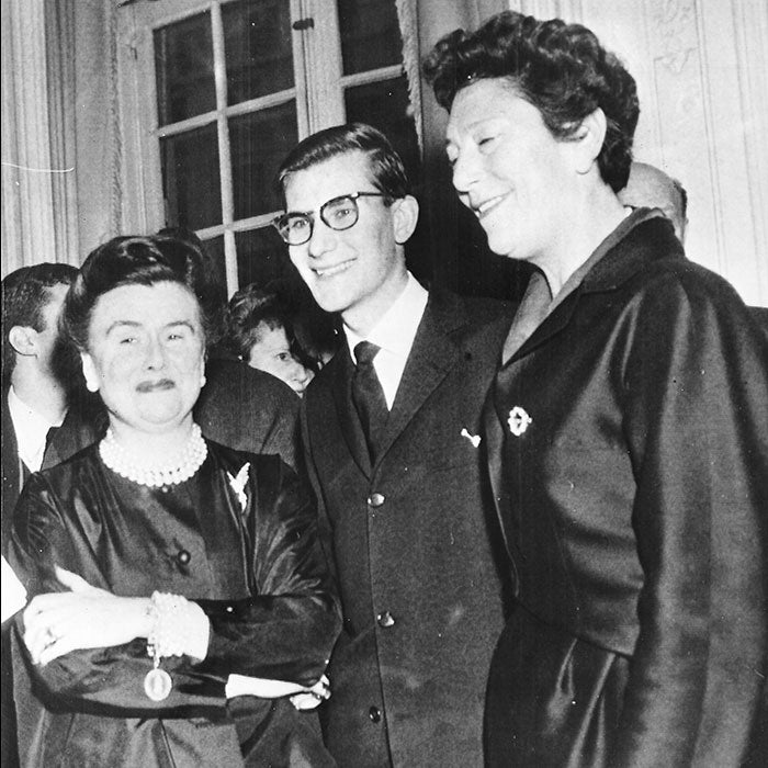 Dior - Marguerite Carré, Yves Saint-Laurent et Suzanne Lulling (1958)