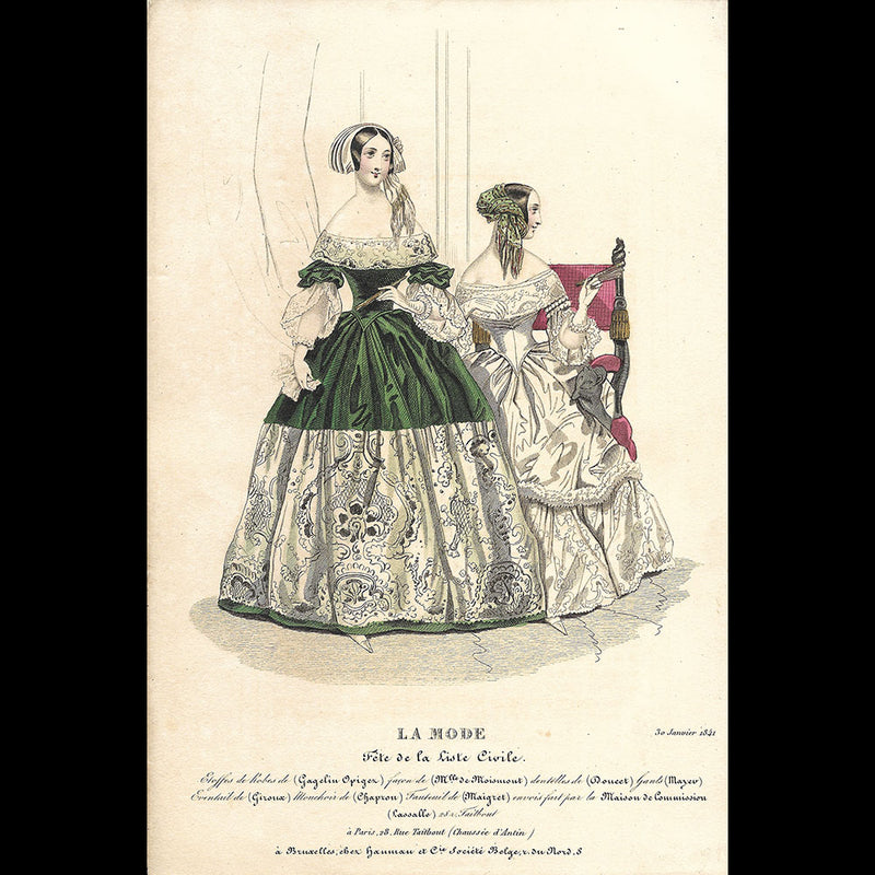 Doucet - Gravure de la Mode du 30 janvier 1841
