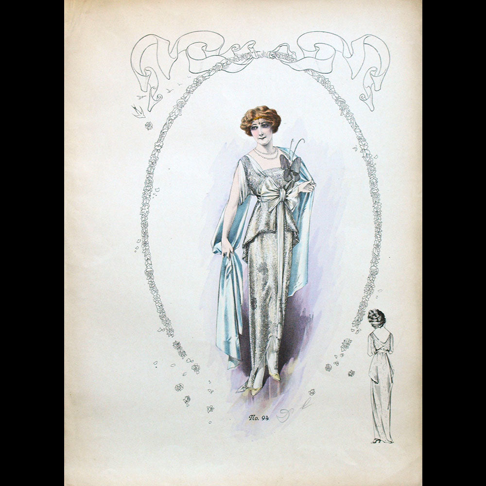 Drecoll - Ensemble de 10 gravures (circa 1910)