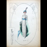 Drecoll - Ensemble de 10 gravures (circa 1910)