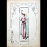Drecoll - Ensemble de 10 gravures (circa 1910)