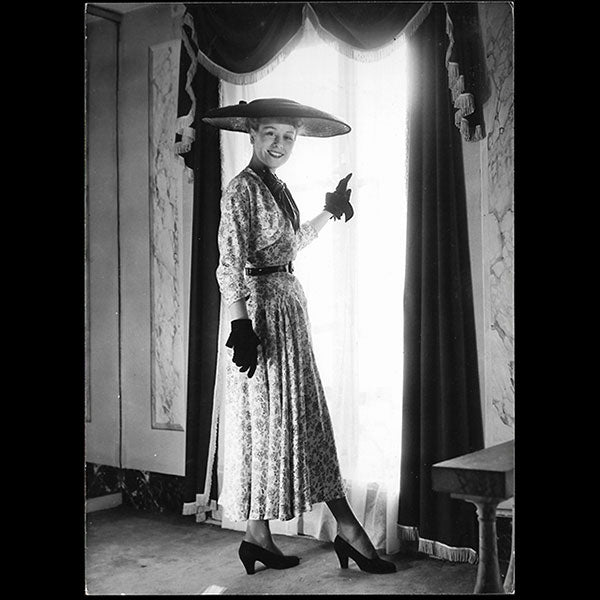 Marcel Rochas - Robe de crepe (1948)