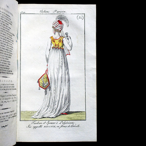 Le Journal des Dames et des Modes, édition allemande, ensemble des 26 livraisons de l'année 1798