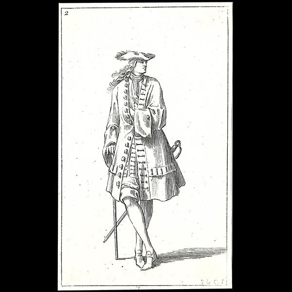 Divers costumes français du règne de Louis XIV d'après Sebastien Leclerc (XIXème siècle)