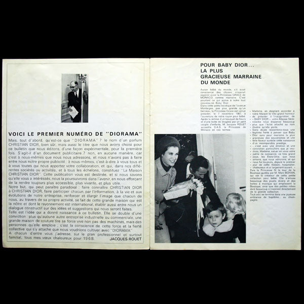 Christian Dior, Diorama, bulletin d'information du personnel de Christian Dior (1968)