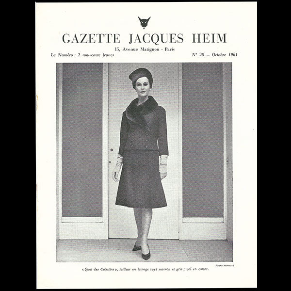 Heim - Gazette Jacques Heim, n°28 (1961, octobre), couverture Verroust