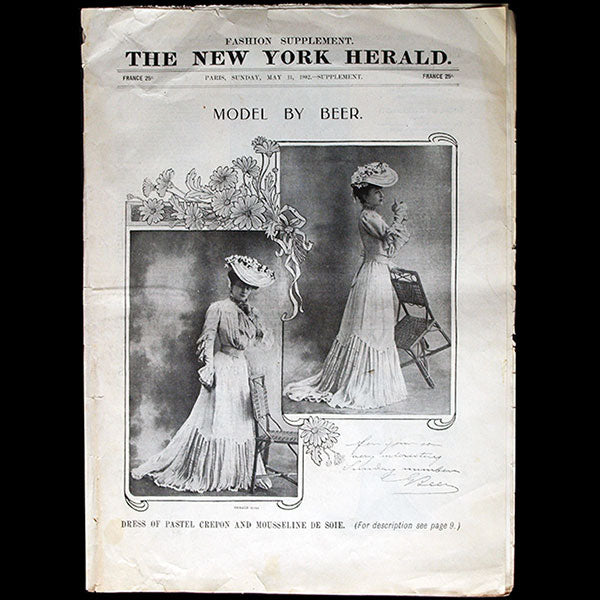 The New York Herald Fashion Supplement, May 11th 1902