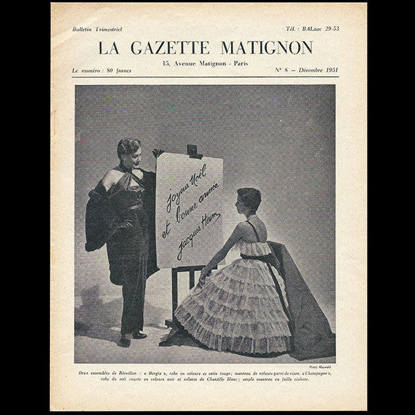 Heim - Gazette Matignon, n°8 (1951, décembre), couverture de Maywald