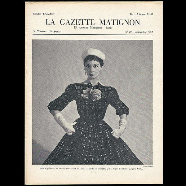 Heim - Gazette Matignon, n°10 (1952, septembre), couverture de Maywald