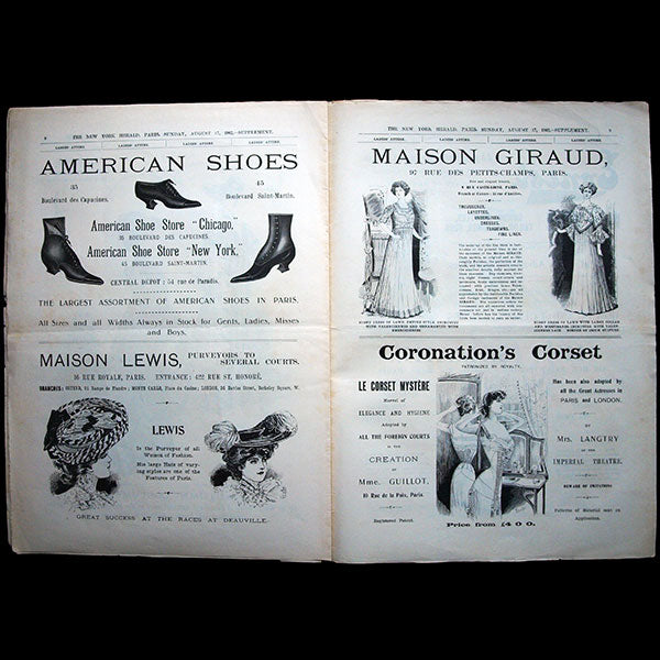 The New York Herald Fashion Supplement, August 17th 1902