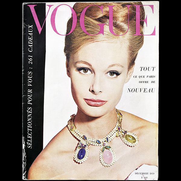 Vogue France (1er décembre 1959), couverture d'Irving Penn