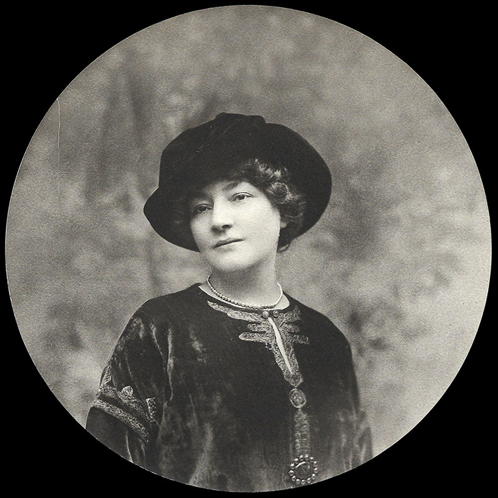 Portrait d'une élégante au chapeau, tirage du studio Pirou Mascré (circa 1905-1910)
