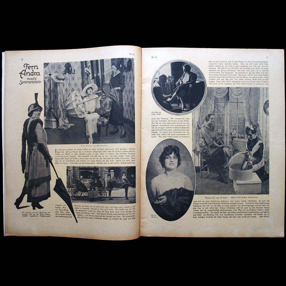 Elegante Welt, n°11, couverture d'A. M. Cay (1919)