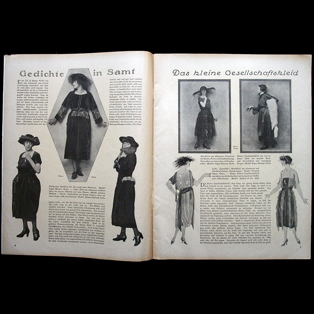Elegante Welt, n°21, couverture d'A. M. Cay (1920)