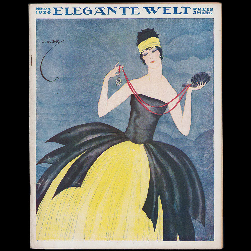 Elegante Welt, n°24, couverture d'A. M. Cay (1920)