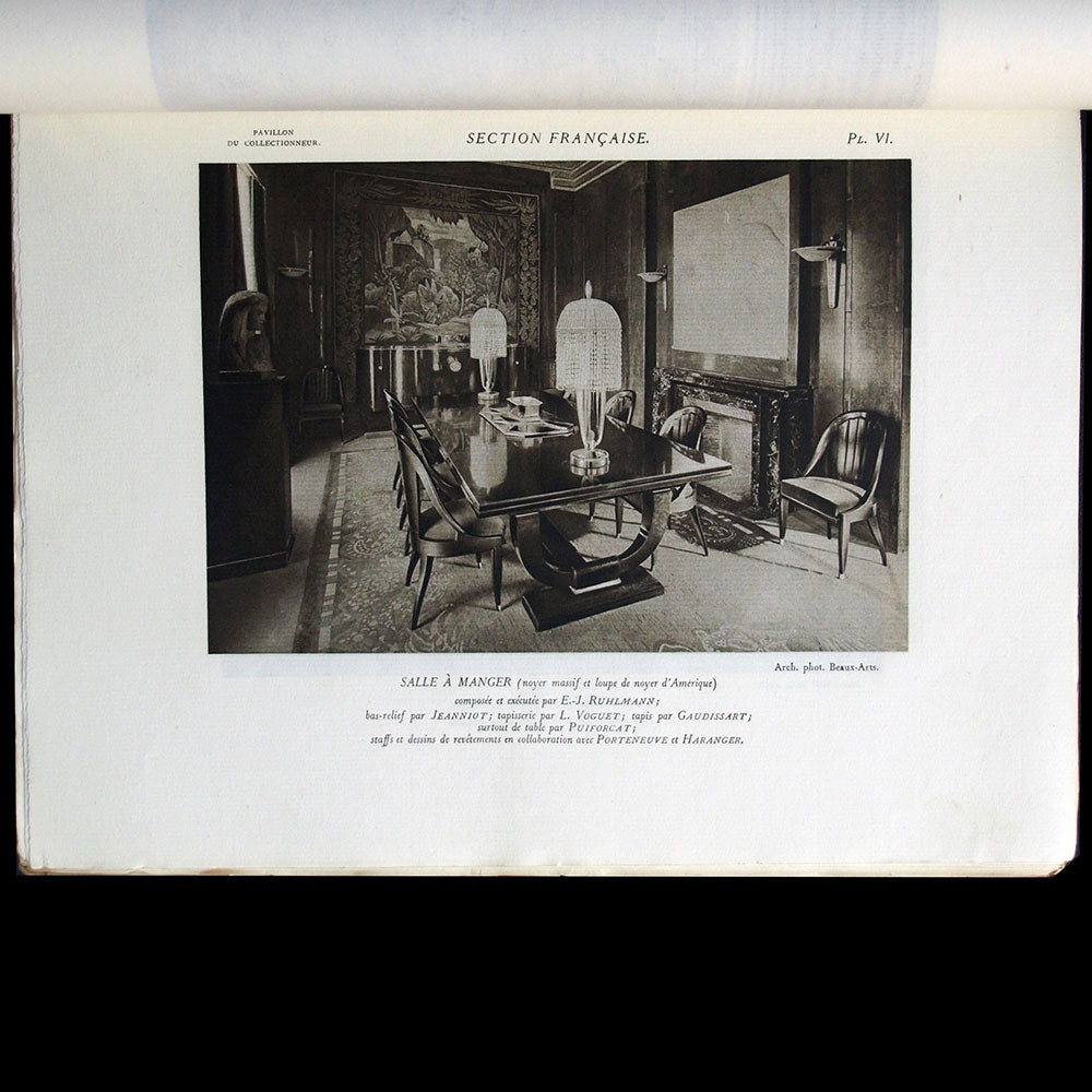 Exposition des Arts Décoratifs Paris 1925 - Rapport Général, Mobilier