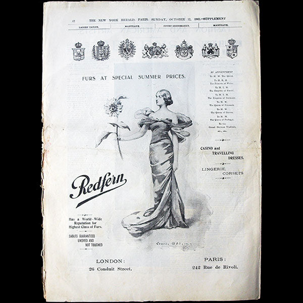 The New York Herald Fashion Supplement, October 12th 1902