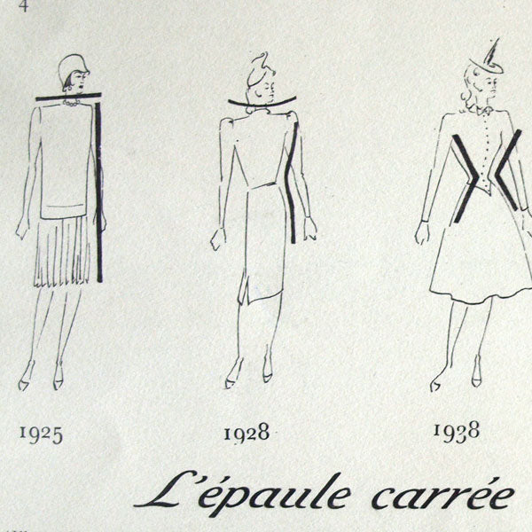 Croquis, Créations Parisiennes et Chapeaux élégants, printemps 1942