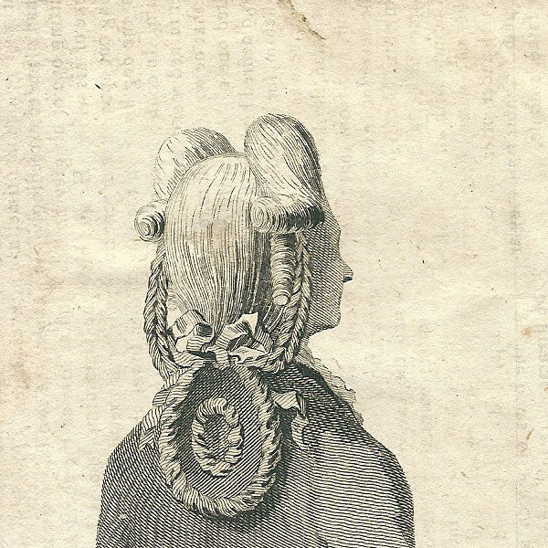 Coiffure en médaillon, coiffure à la zodiaque (1777)