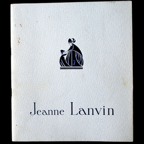 Jeanne Lanvin, plaquette de la maison Lanvin (1960)