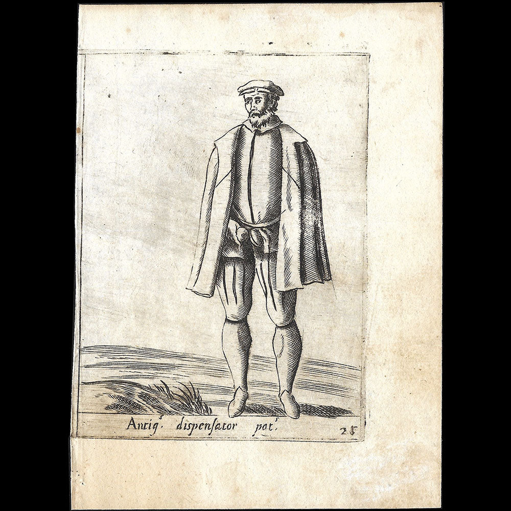 Alessandro Fabri - Diversarum Nationum Ornatus, Trésorier de Padoue d'après Pietro Bertelli (1593)