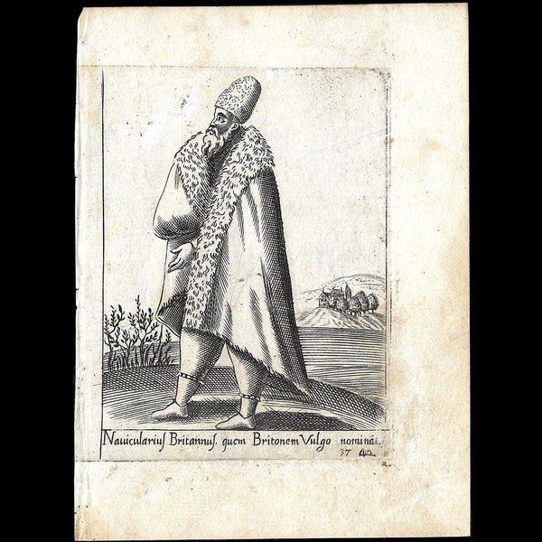 Alessandro Fabri - Diversarum Nationum Ornatus, Navigateur britannique d'après Pietro Bertelli (1593)