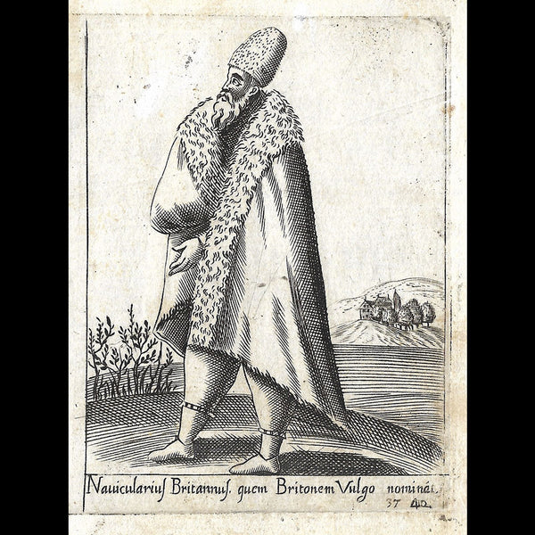 Alessandro Fabri - Diversarum Nationum Ornatus, Navigateur britannique d'après Pietro Bertelli (1593)