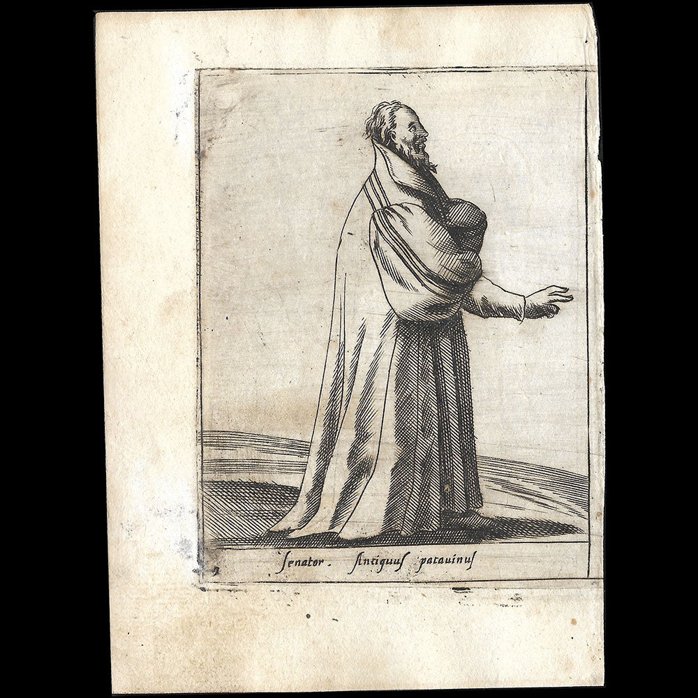 Alessandro Fabri - Diversarum Nationum Ornatus, Sénateur de Padoue d'après Pietro Bertelli (1593)
