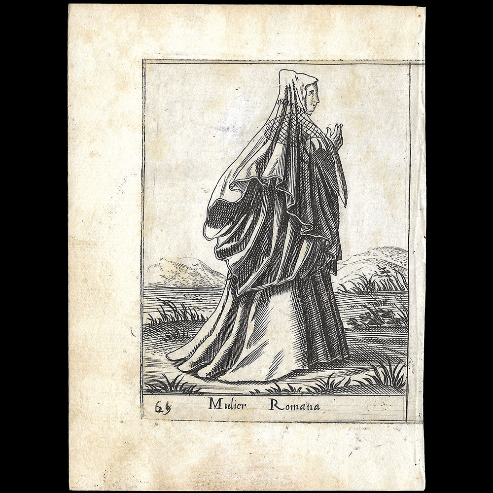 Alessandro Fabri - Diversarum Nationum Ornatus, Romaine d'après Pietro Bertelli (1593)