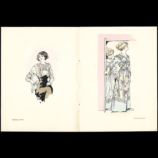 Martial et Armand -Livret de la maison de couture 13 rue de la Paix à Paris (circa 1910)