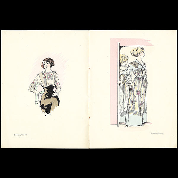 Martial et Armand - Livret de la maison de couture 13 rue de la Paix à Paris (circa 1910)