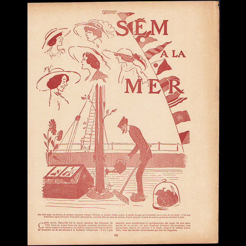 Fémina (1er octobre 1912) - Sem à la mer