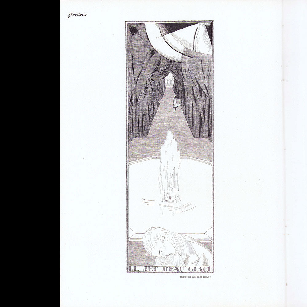 Fémina - Réunion de 7 numéros des années 1919 et 1920, exemplaire de Karl Lagerfeld