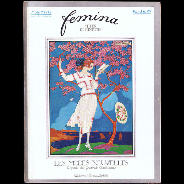 Fémina (avril 1919), couverture de George Barbier