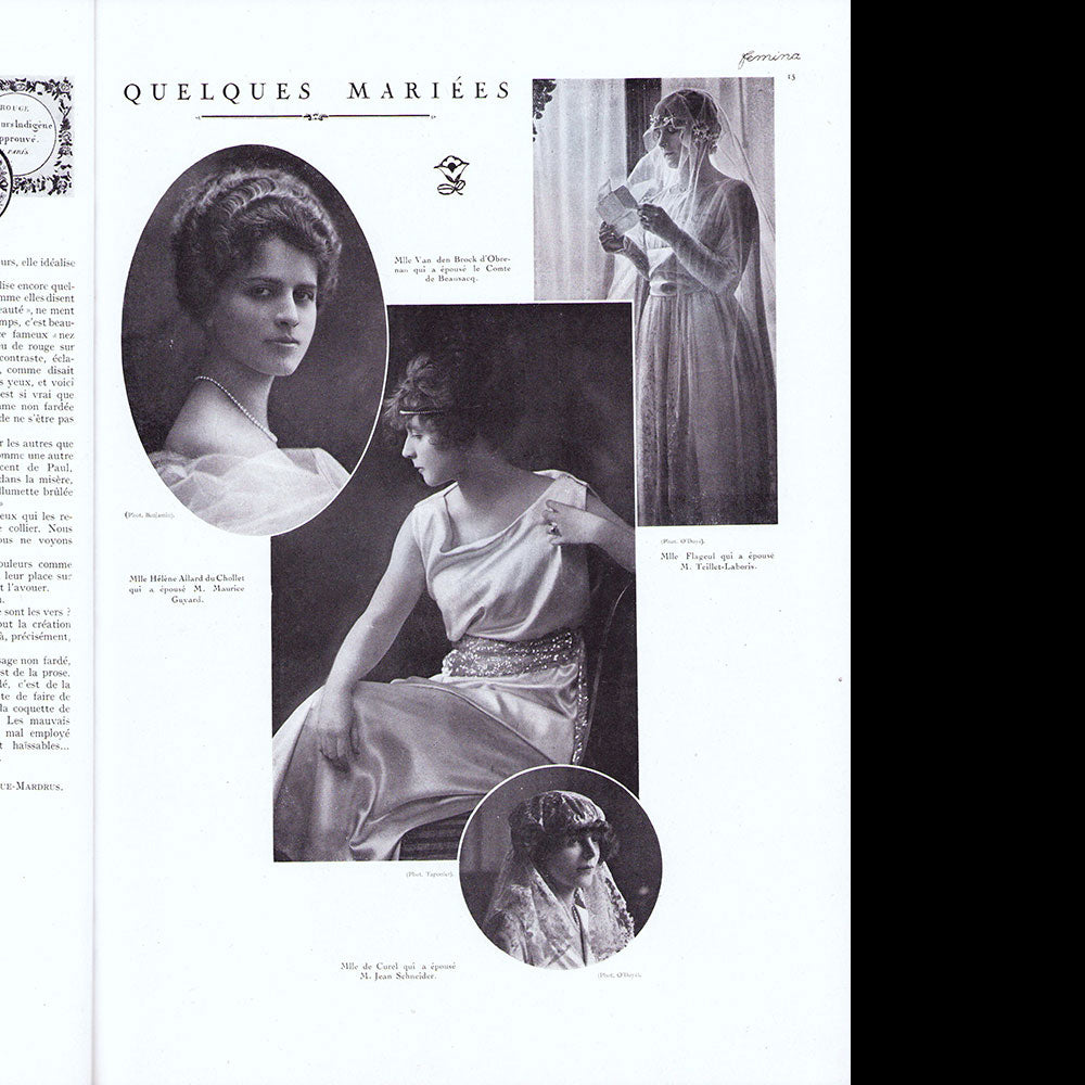 Fémina (juin 1919), couverture de Jean-Gabriel Domergue