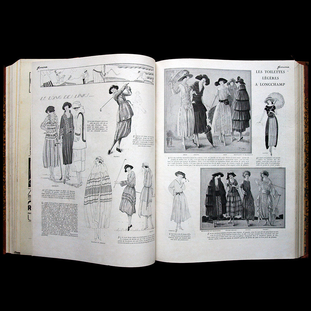 Fémina - Réunion des 12 numéros de l'année 1921