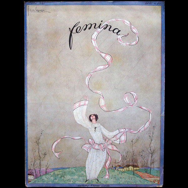 Fémina (mars 1923), couverture de Georges Lepape