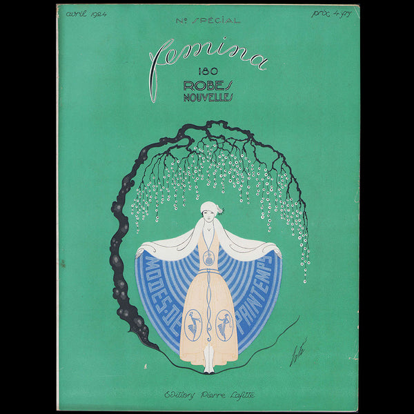 Fémina, avril 1924, couverture d'Erté
