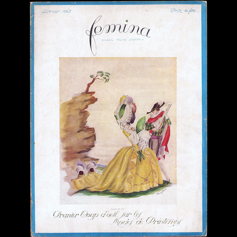 Fémina (février 1925), couverture de Zinoview