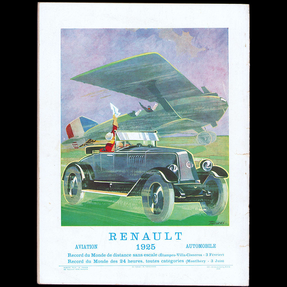 Fémina (novembre 1925), couverture de Charles Loupot
