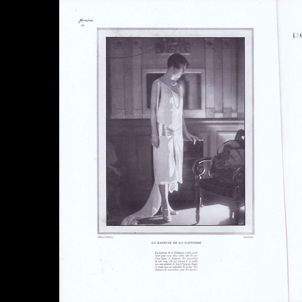 Fémina (juin 1926), couverture de Pierre Mourgue