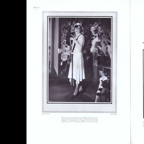 Fémina (novembre 1926), couverture de George Barbier