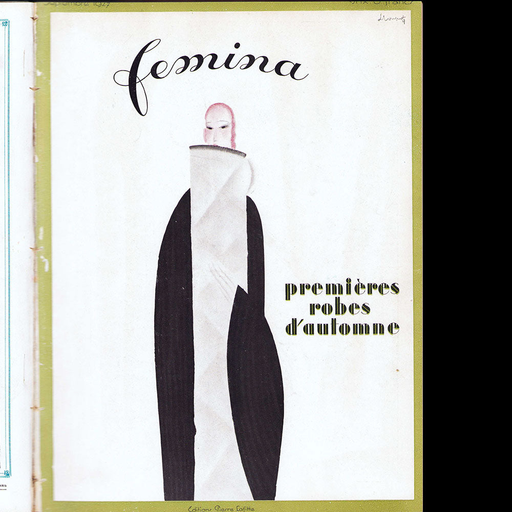 Fémina - Réunion de 5 numéros de l'année 1927 (août-décembre)